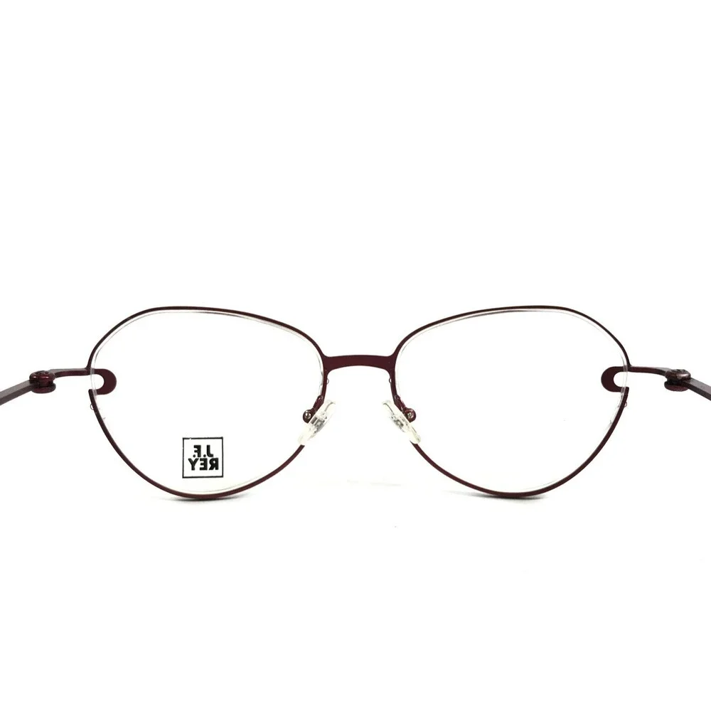 J.F. Rey Eyeglasses Frames JF2969 4075 Jade Wine Green Purple Cat Eye 51-17-143